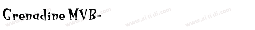 Grenadine MVB字体转换
